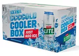 Castle Lite Cans 10 x 410ml with Cooler Box